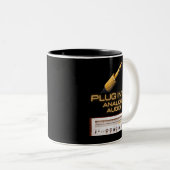 アナログオーディオAudiophilesにプラグイン ツートーンマグカップ (正面右)