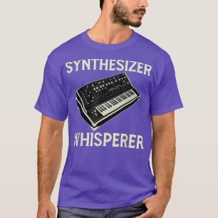 アナログシンセサイザウィスパーデザイン音楽プロデューサー Tシャツ