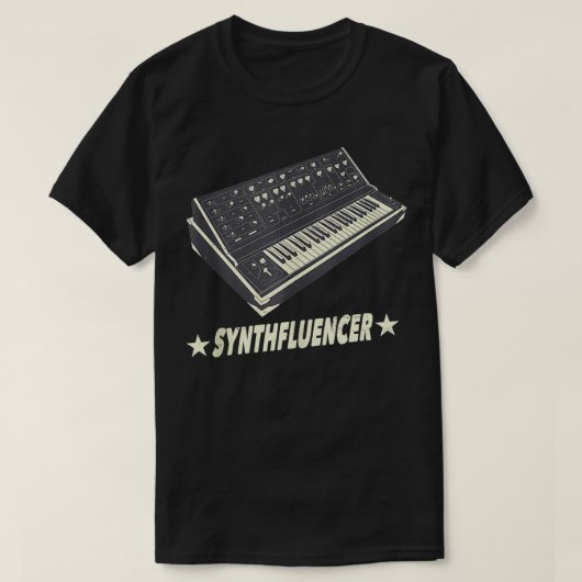 アナログシンセサイザーシンフルエンサーシンセレトロPro Tシャツ (デザイン正面)