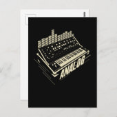 アナログドラム機合成キーボードシンセサイザ ポストカード (正面/裏面)