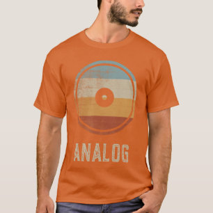 アナログビニールレトロ音楽愛好家ヴィンテージレコードオーディオ Tシャツ