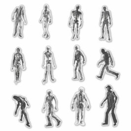 アナログホラーゾンビステッカー シール