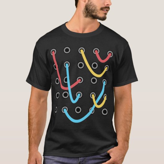 アナログモジュラーシンセサイザー Tシャツ (正面)