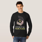 アナログレコード・プレーヤーについて聞いてね Tシャツ (正面フル)