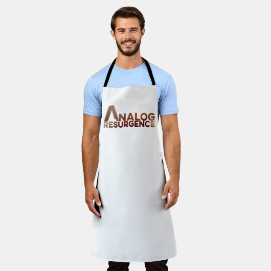 アナログ復活エプロン エプロン (着用した状態)