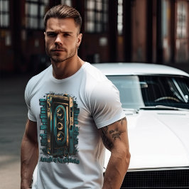 アナログ郷愁、ヴィンテージデザイン Tシャツ