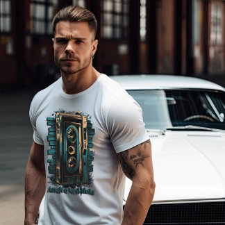 アナログ郷愁、ヴィンテージデザイン Tシャツ