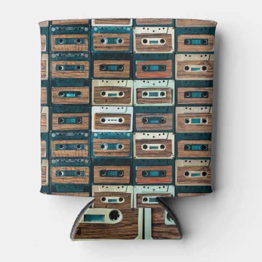 アナログ音楽カセット、コレクションビュー 缶クーラー (正面)