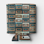 アナログ音楽カセット、コレクションビュー 缶クーラー (裏面)