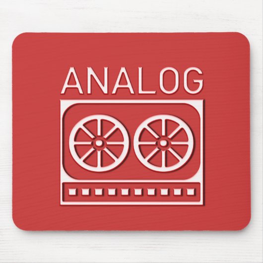 アナログ(カセット) マウスパッド (正面)