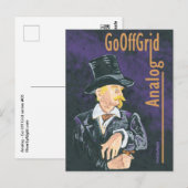 アナログ – グリッド外へ移動シリーズ#05 ポストカード (正面/裏面)