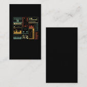 アナログ·モジュラー·シンセサイザ音楽制作用キーボード 名刺 (正面/裏面)