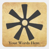 アナンス・ントン |知恵と創造性の象徴 スクエアシール (正面)