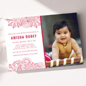 アナンパラシャンファースト米式フローラペイズリー 招待状