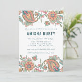 アナンパラシャンファースト米式ペイズリーフローラ 招待状 (スタンド正面)