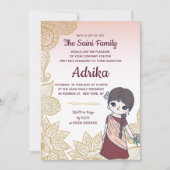 アナンパラシャンファースト米式招待状 招待状 (正面)