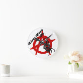アナーキーの死神 ラウンド壁時計 (ホーム)