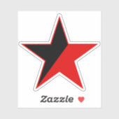 アナーキーの赤い星v2 シール (シート)