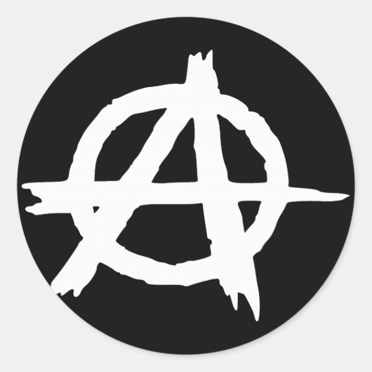アナーキーブラック ラウンドシール (正面)