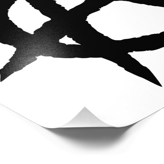 アナーキー記号ブラックパンク音楽文化の符号カオス フォトプリント            (角)