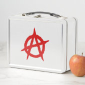 アナーキー記号レッドパンク音楽文化の符号カオスp メタルランチボックス (インサイチュ)