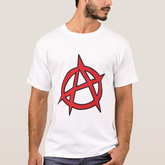 アナーキー記号 Tシャツ (正面)