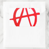 アナーキー・グラフィティ 長方形シール (バッグ)