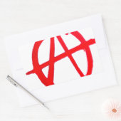 アナーキー・グラフィティ 長方形シール (封筒)