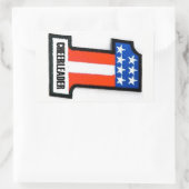 アナーキー・チアリーダー・モト・ステッカー 長方形シール (バッグ)