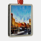 アナーバーの冬の日 メタルオーナメント (右)