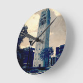 アナーバークロックタワー ラウンド壁時計 (傾斜)