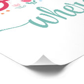 アナーバーミシガンマップカスタム座標 ポスター (コーナー)