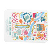 アナーバー（ミシガン州）で特別な日を救おう マグネット (横)