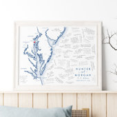 アナ結婚ポリスモダンゲストブックポスター ポスター