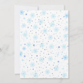 アナ雪風の王室パーティーカード 招待状 (裏面)