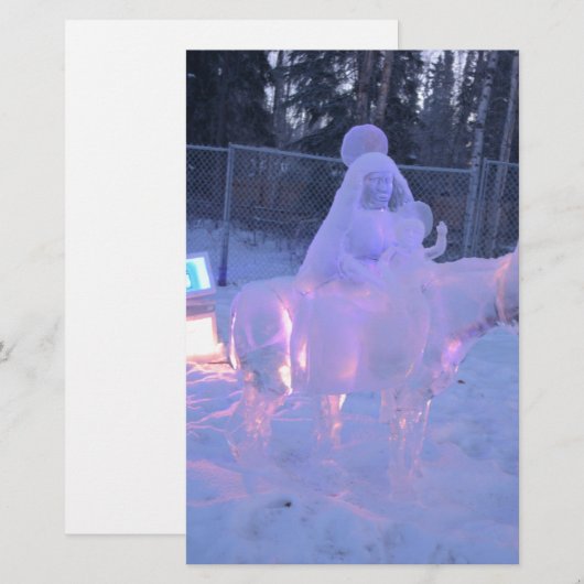 アナ雪 便箋 (正面/裏面)