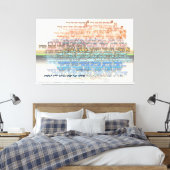 アナb"Koach Meditation キャンバスプリント (インサイチュ (寝室))