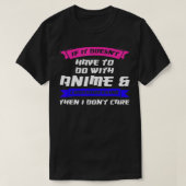 アニもしメではなく、アニメドラの格好を変える Tシャツ (デザイン正面)