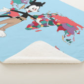 アニアックス |ヤッコの世界地図グラフィック シェルパブランケット (3/4)