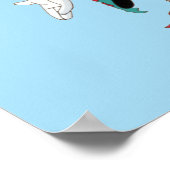 アニアックス |ヤッコの世界地図グラフィック ポスター (角)