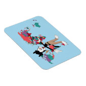 アニアックス |ヤッコの世界地図グラフィック マグネット (右側)