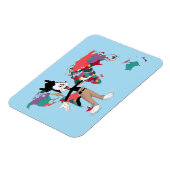 アニアックス |ヤッコの世界地図グラフィック マグネット (左側)