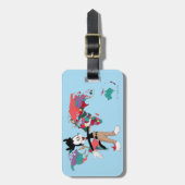 アニアックス |ヤッコの世界地図グラフィック ラゲッジタグ (正面縦)