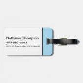 アニアックス |ヤッコの世界地図グラフィック ラゲッジタグ (裏面横)