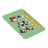 アニアックス |ヤッコ、ドット、ワッコ立ち マグネット (右側)