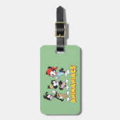 アニアックス |ヤッコ、ドット、ワッコ立ち ラゲッジタグ (正面縦)