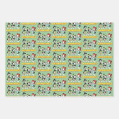 アニアックス |ヤッコ、ドット、ワッコ立ち ラッピングペーパーシート (正面2)