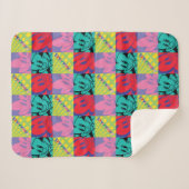 アニアックス |ワーナー兄弟姉妹ポップ・アートのアートグラフィック シェルパブランケット (正面(横))