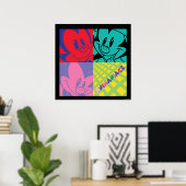 アニアックス |ワーナー兄弟姉妹ポップ・アートのアートグラフィック ポスター (ホームオフィス)