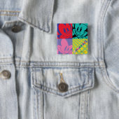 アニアックス |ワーナー兄弟姉妹ポップ・アートのアートグラフィック 缶バッジ (インサイチュ)